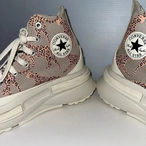 Converse Run Star Legacy CX Platform Cheetah Size 4.5 Kids / 6-6.5 Women’s - Picture 14 of 16